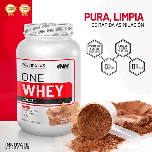 Proteína Isolatada Inn 1,2 Kg - ¡ Mejor Precio A 100 Soles !