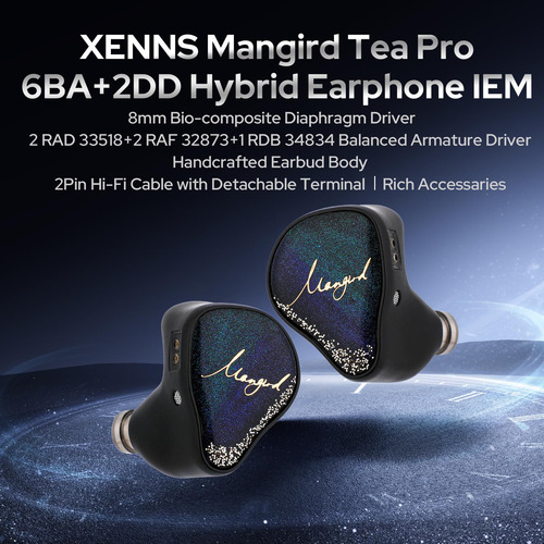 Monitor Intraural Xenns Mangird Team Pro 6ba+2dd Hybrid Item
