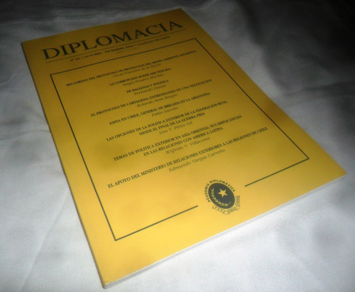 Diplomacia Revista 85 Octubre Diciembre 2000