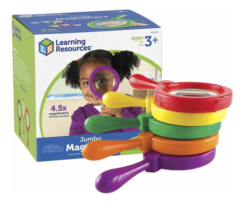 Magnifiers Learning Resources Jumbo, 6 Piezas, Para Niños Ma