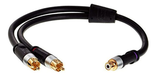 Cable De Audio Ultra Series Rca Y-adapter 12 inches