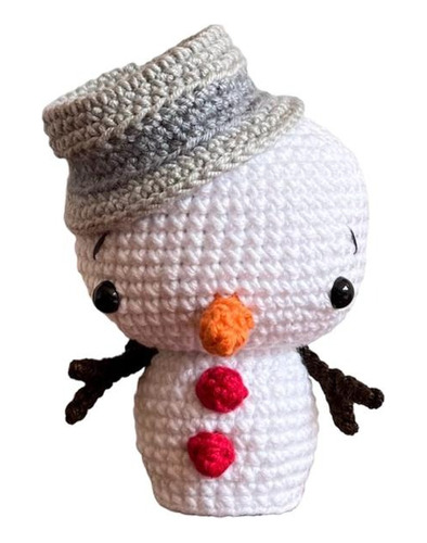 Amigurumi Muñeco De Nieve