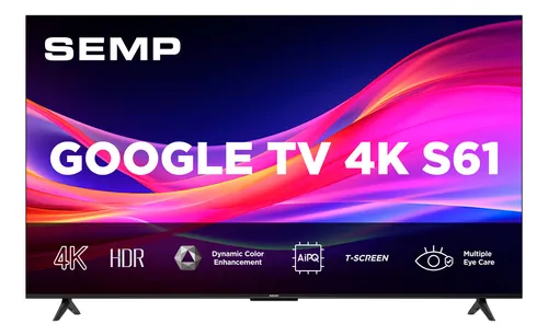 Smart Tv Google Tv Led 55 Ultra Hd 4k Semp 55s61 Bluetooth