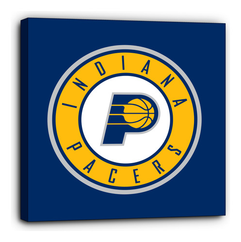 Cuadro Canvas Básquetbol Nba Indiana Pacers 50x50cm