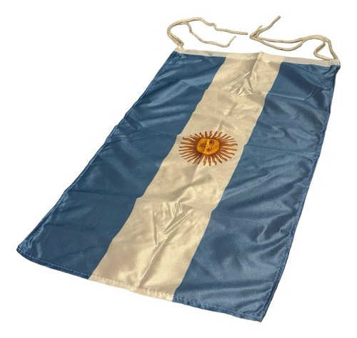 Bandera Argentina De Tela Con Sol 35x60 Cm - Nautica