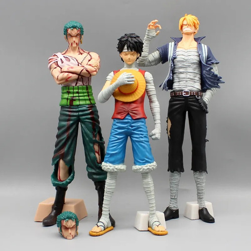 Action Figure One Piece Roronoa Sanji War 3d2y Gk Serie 30cm