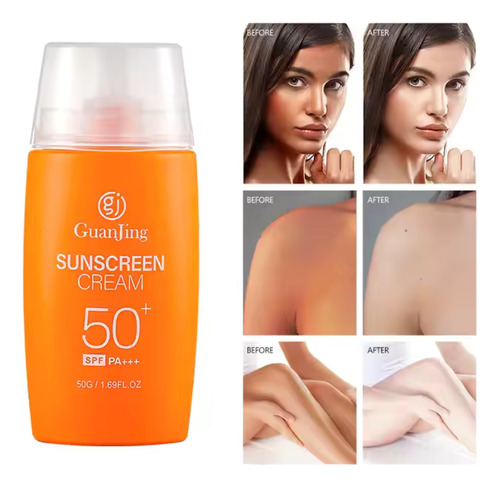 Protector Solar/crema Anti Edad- C/ Acido Hialuronico Vit. E