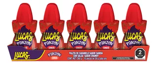 Panzon Lucas Sabor Chamoy Dulce 10 Piezas