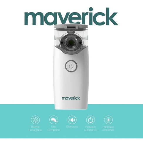 Imagen 3 de 6 de Nebulizador Ultrasonico Portatil Inalambrico Maverick