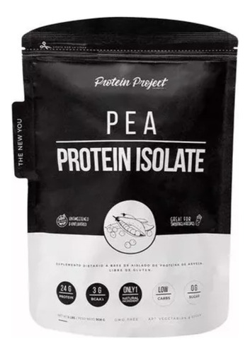 Vegan Pea Protein Isolate 2 Lb Sin Sabor - Protein Project