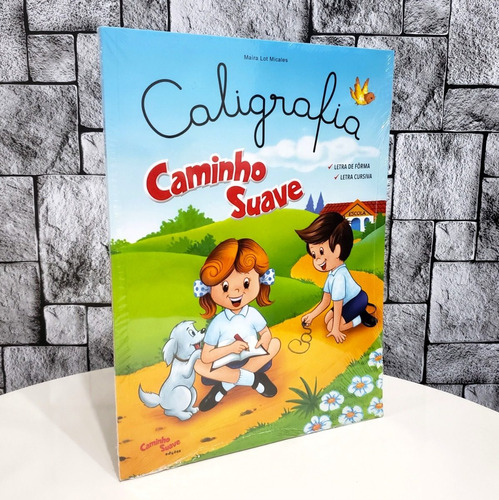 Livro Caligrafia Caminho Suave Letra De Fôrma Cursiva - Novo