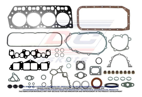 Juego De Juntas Toyota 2.2 8v. Van Pasajeros /carga Segundo 