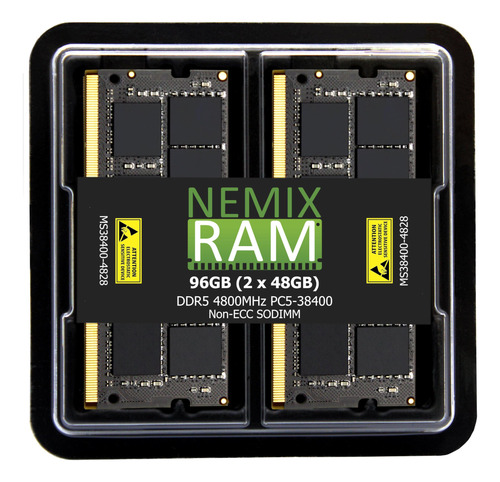 Nemix Ram 96gb (2x48gb) Ddr5 4800mhz Pc5-38400 2rx8 1.1v