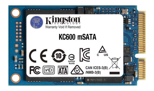 Solid State Drive Interno Kingston Skc600ms 2.5 256gb Msata