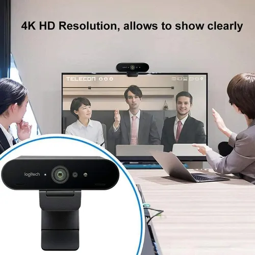 Logitech Brio Webcam - 90 Fps - Usb 3.0-4096 X 2160 Video...