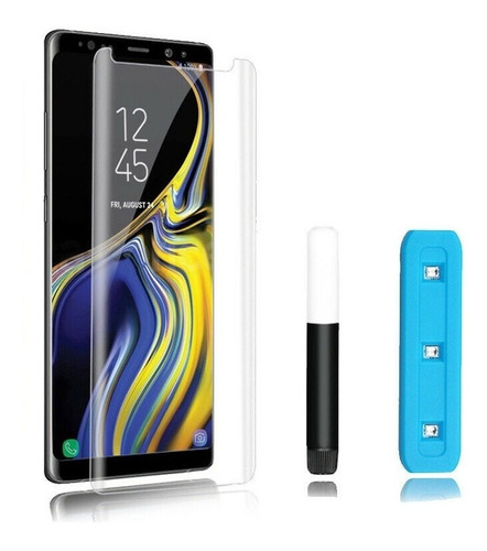 Vidrio Templado Curvo Samsung Note 8 Uv Glass Pega Todo 