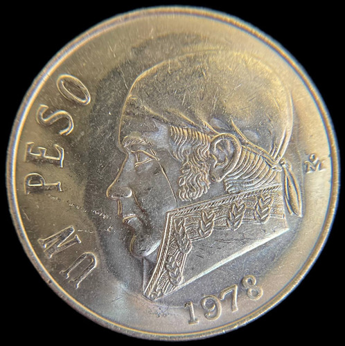 Mexico, Peso, 1978. Jose Maria Morelos. Xf+ / Aunc