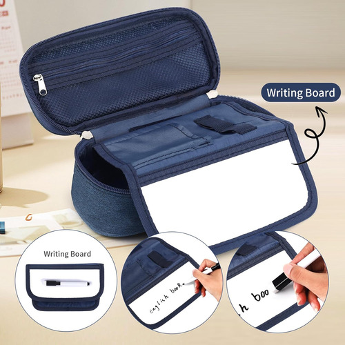 Pencil Case Pouch Bag With Mini Dry Erase Board Along With A