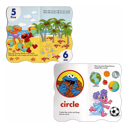 Plaza Sésamo Primer Tablero Libros - Set De Cuatro Puntos (a