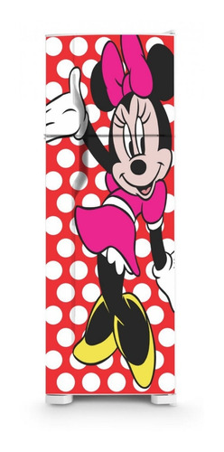 Adesivo Envelopar Porta Da Geladeira Freezer Minnie Novos!