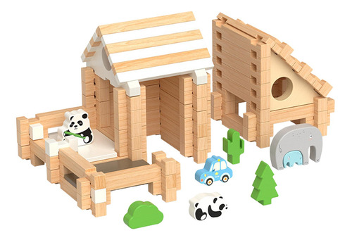 Rompecabezas 3d Arquitectura Cabaña Construcción Kits De