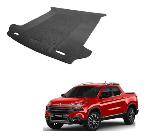  Tapete Caçamba Fiat Toro 2017 2018 2019 2020 Borracha