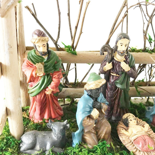 Presépio Completo Natalino Natal De Enfeite Com Iluminação | Parcelamento sem juros Presépio Completo Natalino Natal De Enfeite Com Iluminação | Parcelamento sem juros