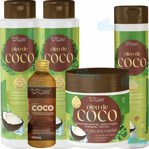 Kit Óleo De Coco Suave Fragrance Suave Elements Hidrata