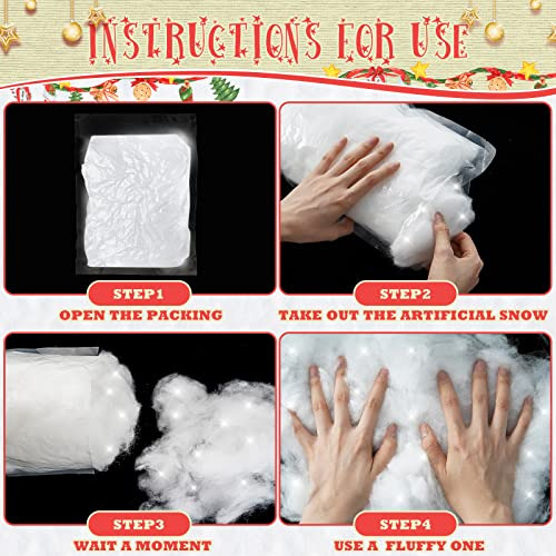 Decoración De Nieve Falsa De Navidad Nieve Artificial ...