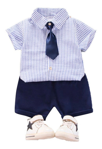 Set Camisa Short Formal Vestir Elegante 1pzs Niño Moda Bebé | Meses sin  intereses
