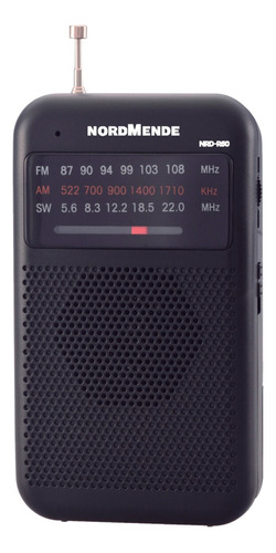 Radio Portatil A Pilas Nordmende Nrd-r60 Am Fm 3 Bandas Color Negro