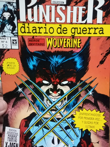 Cómics Punisher Números 6 Y 7 Con Wolverine, Columba 1995.