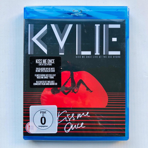 Kylie Minogue Kiss Me Once Live Blu Ray + 2 Cds Alemania New