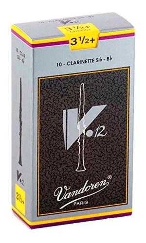 Pack De Cañas Vandoren V12 Cr1935+ De Clarinete Bb N3.5+ X10