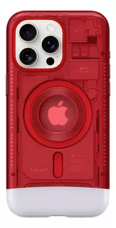. Funda Spigen C1 Mag Para iPhone 15 Pro Ruby