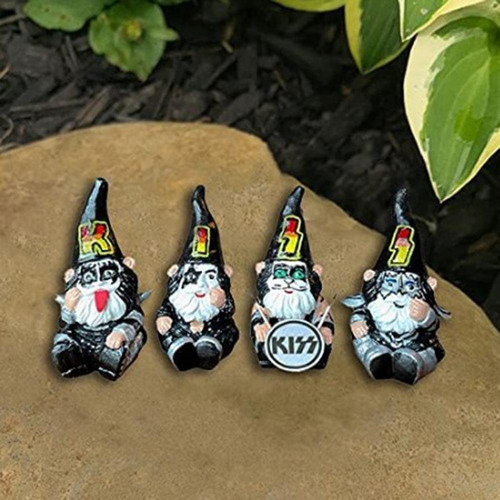 Miniestatua De Gnomos De Jardín, Divertida, Enano, De Resina