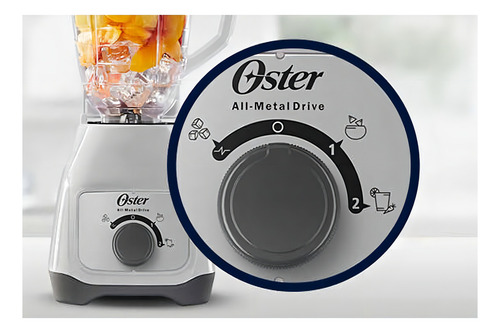 Licuadora Oster Con Vaso De Plástico 2 Vel Negro