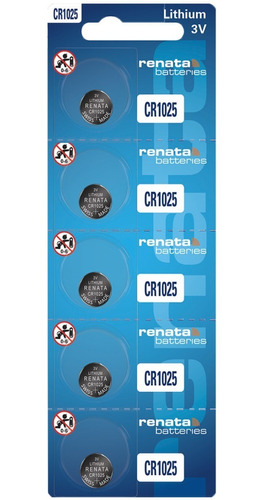 10 X Pilas Boton Cr1025 1025 Renata Original Suiza Blister