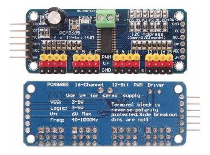 Modulo Expansor Pwm I2c Pca9685 De 16 Canales