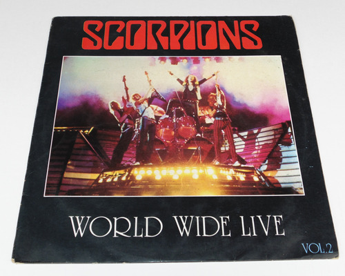 Scorpions World Wide Live V2 Colombia Lp Vinilo Acetato 1987