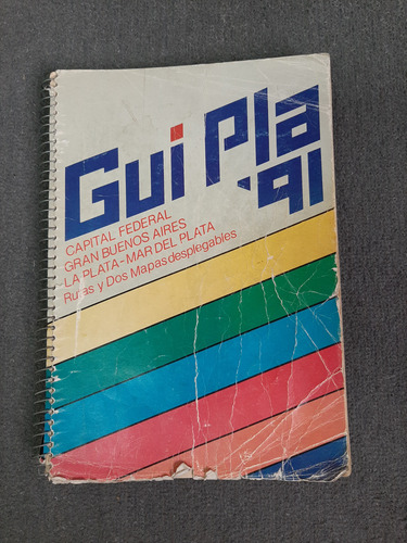 Guía Gui-pla 91 Capital Federal Gba La Plata Y Mdq Planos Y (Usado)