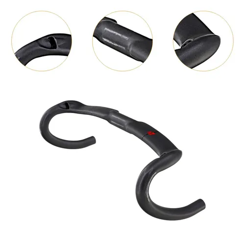 Manillar De Carbono Para Bicicleta De Ruta, Diseño 380 Mm