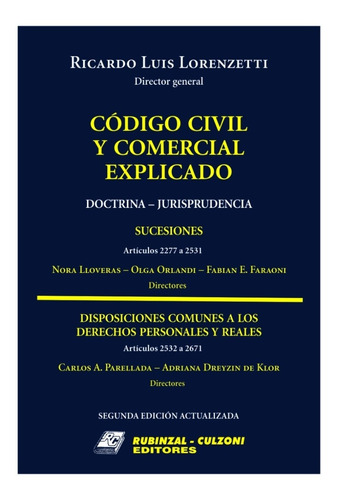 Libro V: Sucesiones Y Libro Vi: Disposiciones (e)