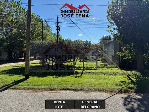Lote En Venta De 10 X 22,5 En Esquina (225 M2). Ubicado En Calle 137 Y 54 General Belgrano. Sobre Colectora De Ruta 29, A Pocas Cuadras Del Rio Salado.