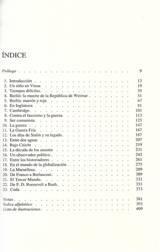 Años Interesantes Una Vida En El Siglo X X / Eric Hobsbawm (Usado)