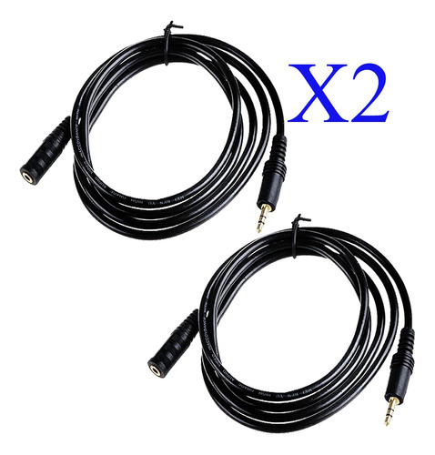 Cable De Audio Extension Plug 3.5mm Macho  Hembra