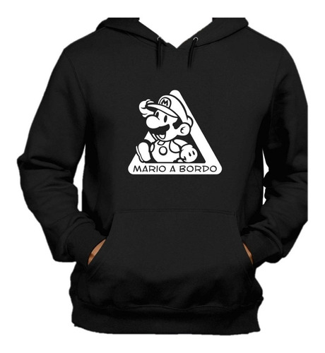 Buzo Mario Bros A Bordo Buzo Saco Deportivo Hoodie