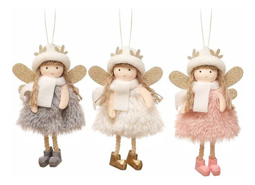 Regalo De Navidad Tres Muñecos Colgantes Decorativos.