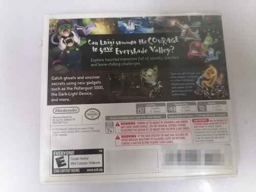 Luigi's Mansion Dark Moon Nintendo 3ds (Usado)