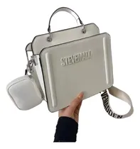 Comprar Color Sólido Letras Mano Bl Bolsa De Hombro Bolsa Crossbody Color Blanco. Steve Madden BevelynSólido Letras Mano Bl Bolsa De Hombro Bolsa Crossbody Color Blanco